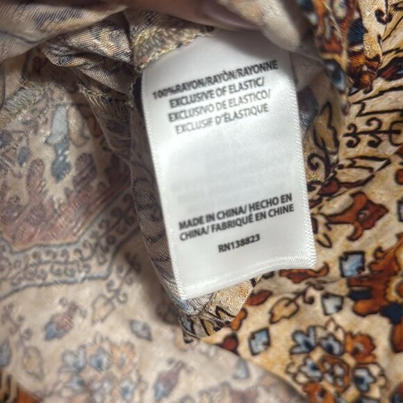 Idyllwind Women's Multicolor Boho Top Size XS - Picture 6 of 6